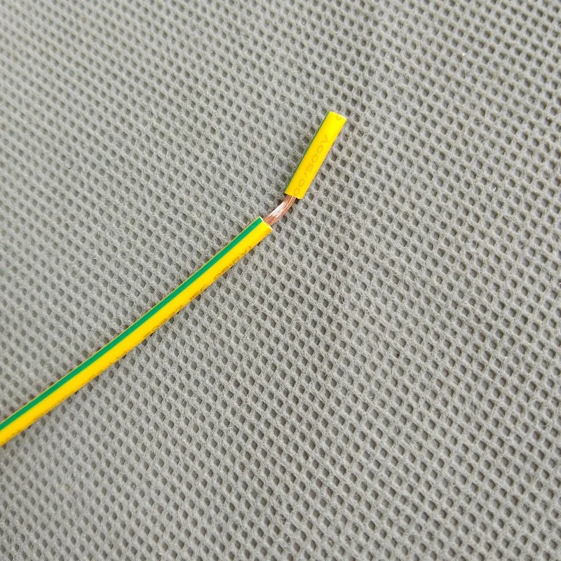 10 шт./лот 0.75mm2 желтый/зеленый провод заземления провода с dia.4mm/10 мм/12 мм наконечник электрические провода с разъемом