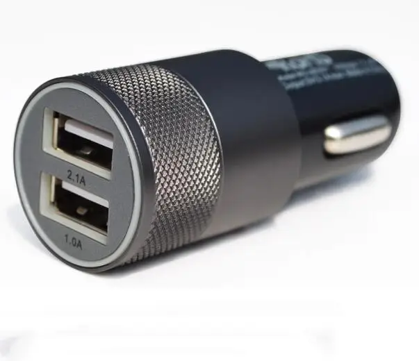 500 шт. автомобильное зарядное устройство с двумя USB-портами 12 В/1 ~ 2 А | Мобильные