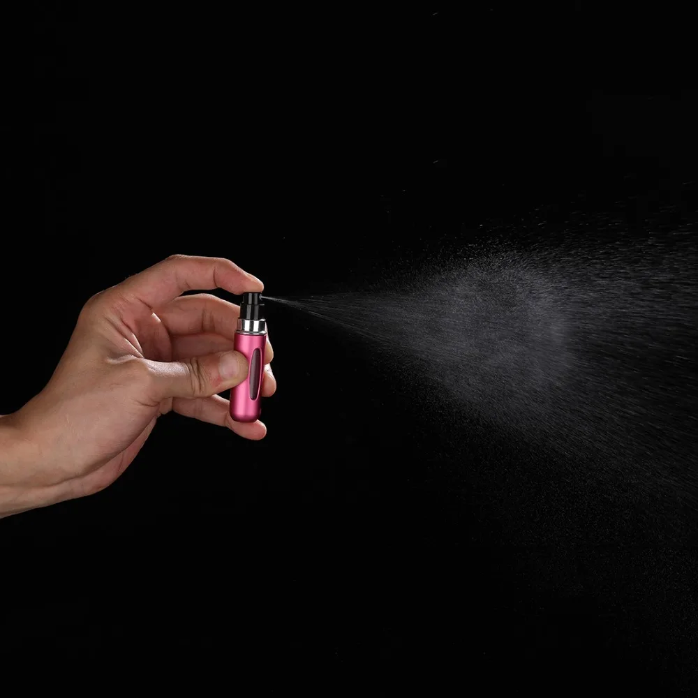 5ml Refillable Mini Perfume Spray Bottle Aluminum Atomizer Portable Travel Cosmetic Container Scent Pump | Красота и здоровье