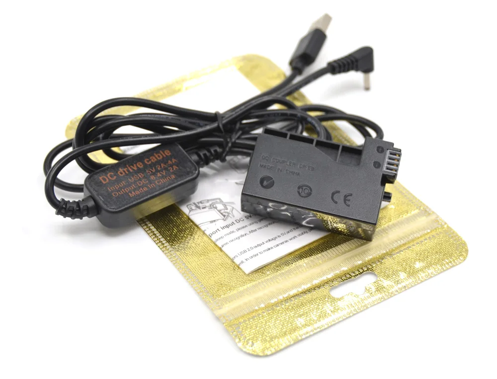 ACK-E8 Мобильный банк питания USB кабель+ DR-E8 DC муфта LP-E8 ручка манекен зарядное устройство для Canon EOS 550D 600D 650D 700D T4i X6i
