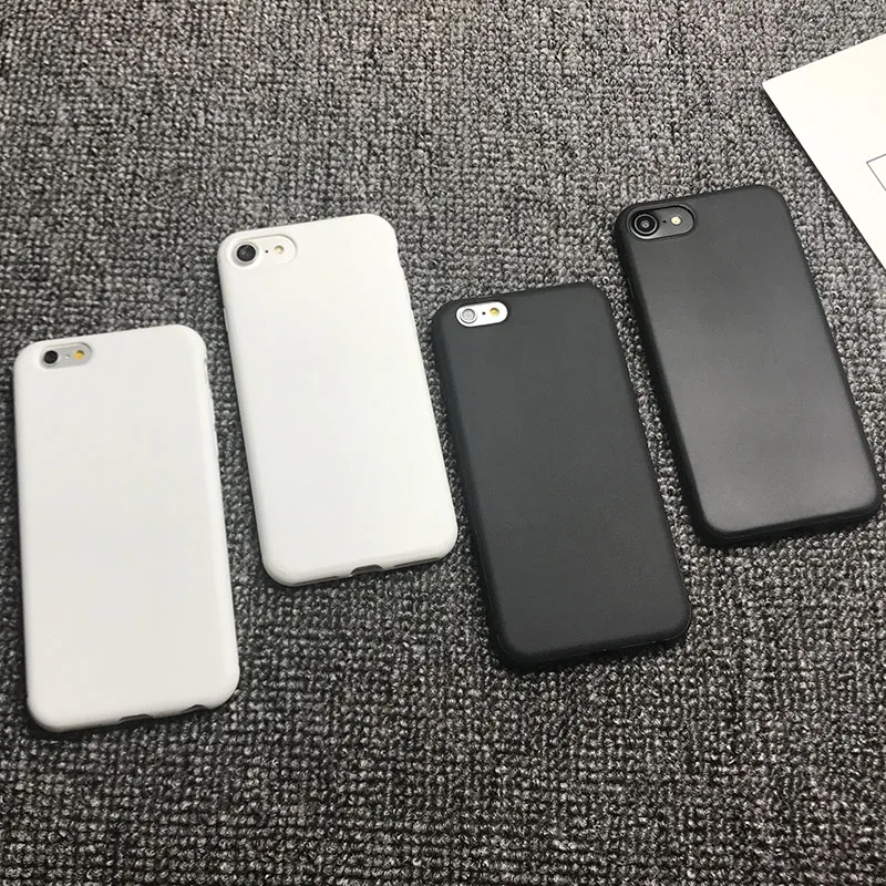 Для iphone 7 8X6 Чехол Модные Простые однотонные Цвет телефон I6 I8 I7 плюс i6s скраб яркие