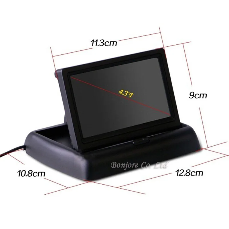 

Koorinwoo Auto Postposition Ultrasonic Parking 4 Radar Car Monitor Car Parking Sensor Rear View Camera Alert Detector Parktronic
