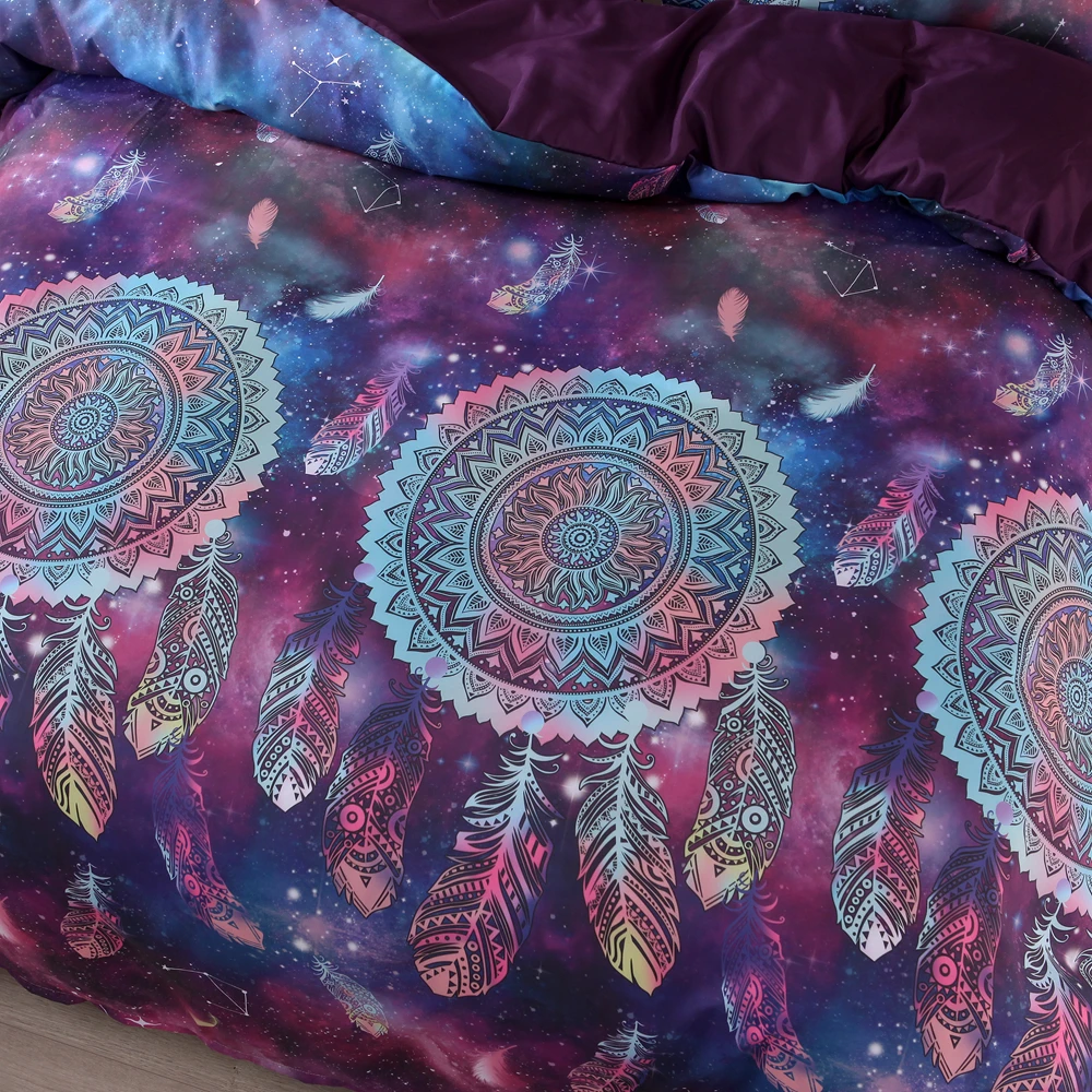 Комплект постельного белья Dreamcatchers из 3 предметов: пододеяльник двуспальная