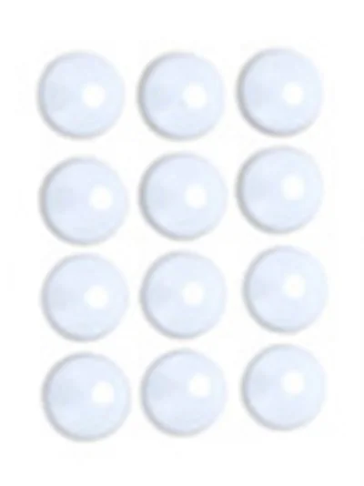 12 pc white 12 шт. Автомобильный Дверной замок винтовая защита крышка аксессуары для Renault megane 2 clio 1 3 4 duster koleos sport scenic kadjar - Цвет: 12 pc white