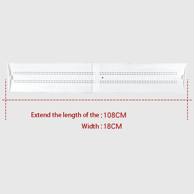 Home Adjustable Air Conditioner Cover Windshield Air Conditioning Baffle Shield  Wind  Guide Month Straight Anti-wind Shield New images - 6