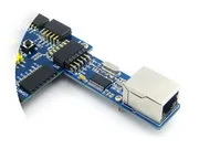 Плата Ethernet ENC28J60 для подключения микроконтроллеров к сети с разъемом RJ45 и