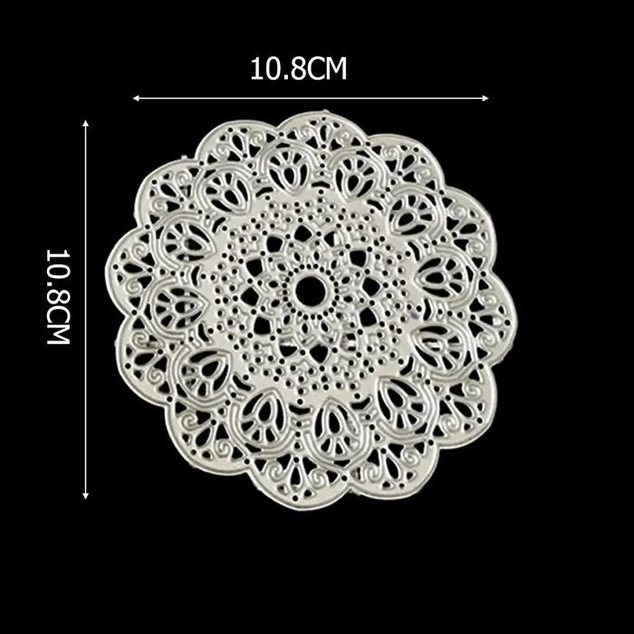 Type 2 Прекрасный цветок Doily высечки новые металлические высечки для DIY скрапбукинга карты декор трафареты с тиснением Troqueles ремесла штампы - Цвет: Type 2