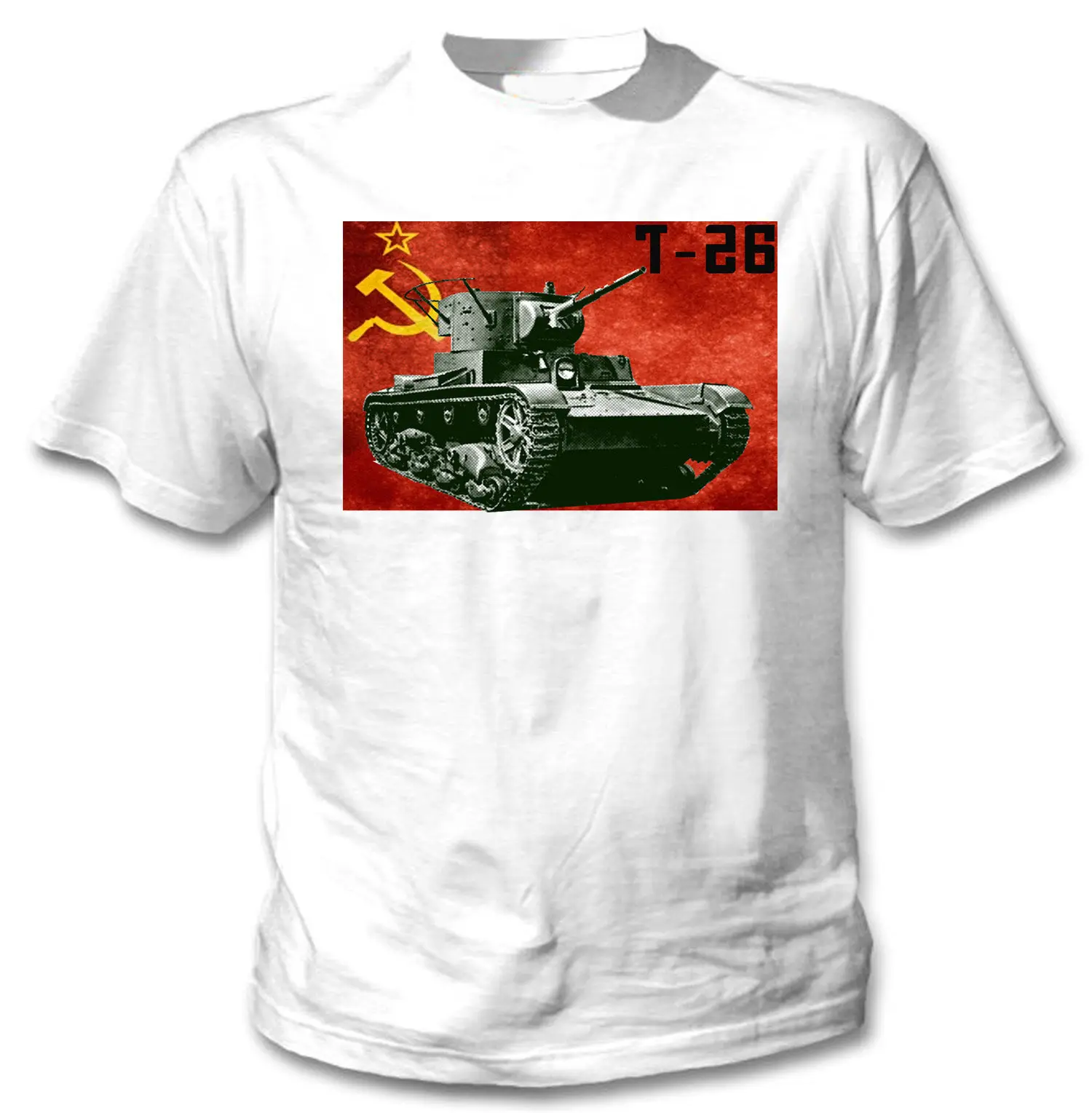 

2019 T-26 SOVIET UNION TANK WWII - NEW AMAZING GRAPHIC TSHIRT- S-M-L-XL-XXL