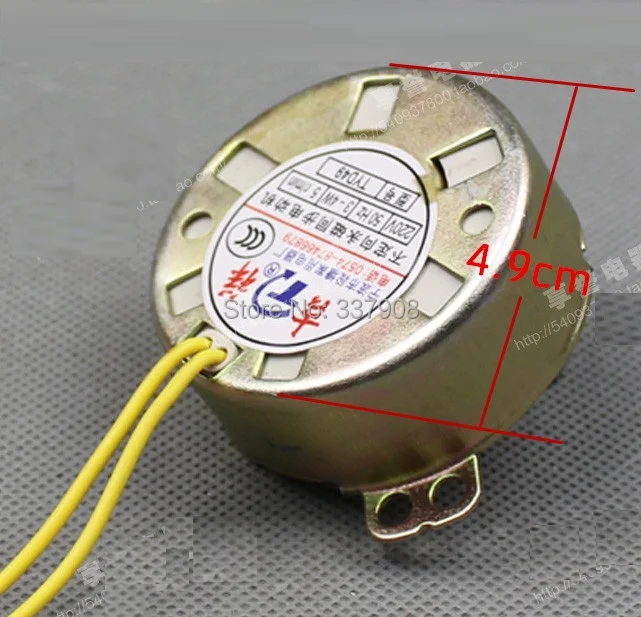 4 шт 49TYD коготь полюс постоянный магнит синхронный двигатель 220v 50 60HZ