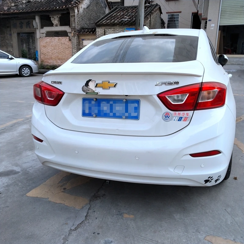 Для 2017 спойлер Cruze ABS материал заднее крыло автомобиля праймер цвет задний для