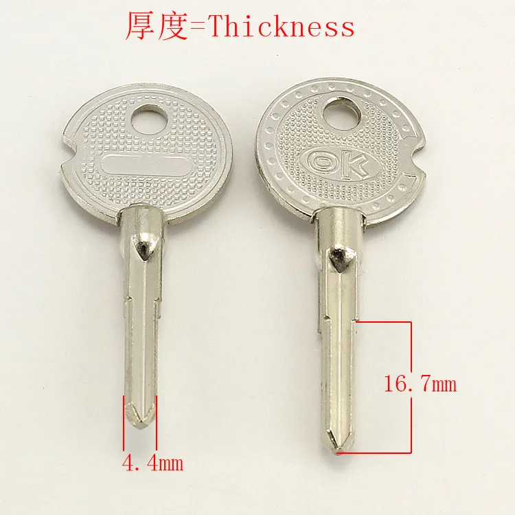 

A504 OK Small Cross Iron Blank Key Door Key 10 Pieces/Lot