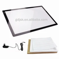 free shipping a2 measurement 60400 8 cm led art craft tracing light padultra thin dimmable led professional drawing light box