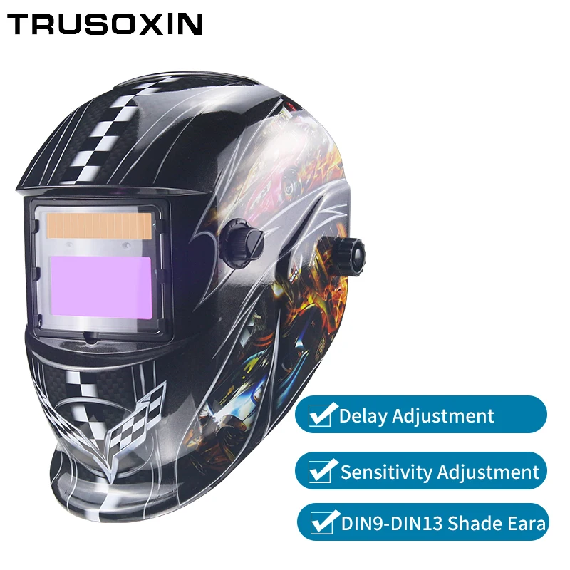 Solar Auto Darkening Electric Wlding Mask/Helmet/Welder Cap/Welding Lens/Eyes Mask for Welding Machine and Plasma Cutting Tool |