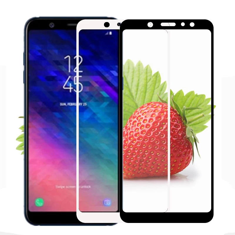 Защитное стекло закаленное 9H для Samsung Galaxy A6 A8 Plus 2018 J3 J5 J7 2016 2017 J530FM J730FM J4 J6 |