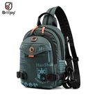 Brilljoy новый мужской рюкзак, школьная сумка, нагрудный рюкзак, Военная Повседневная модная мужская сумка через плечо, рюкзак-слинг