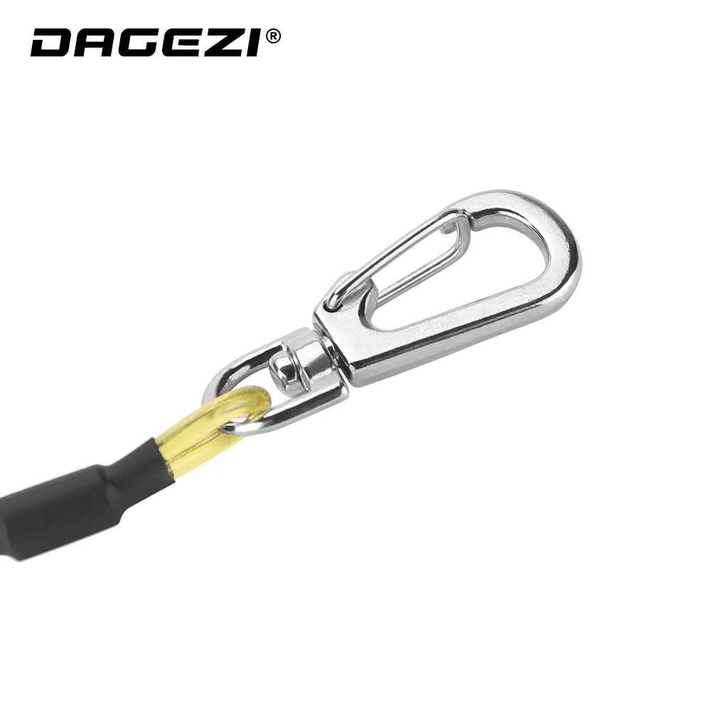 Рыболовные удерживающие тросы DAGEZI с карабином для кемпинга безопасный замок