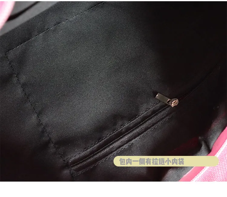 Transparent shoulder bag ita Bag Canvas Handbag Japanese for Dango Badge Show Only no decorates +Track | Тематическая одежда и