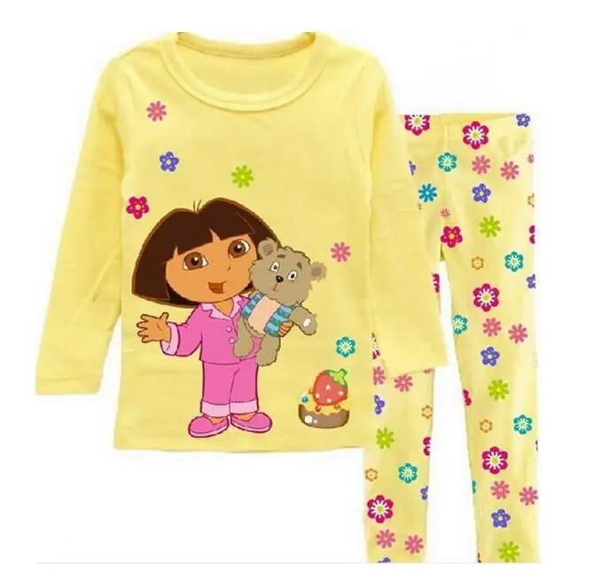 STYLE 1 Детские Топы+ штаны, пижамы детская одежда для сна с героями мультфильмов пижамы для мальчиков с изображением Капитана Америки Пижама с человеком-пауком пижамы для девочек - Цвет: STYLE 1