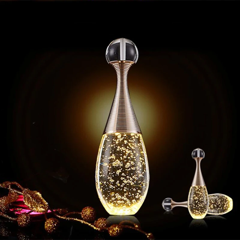 

2017 bubble fashion crystal lamp led brief pendant light fragrance bottle lighting bar lamps custom Rectangle / circular base