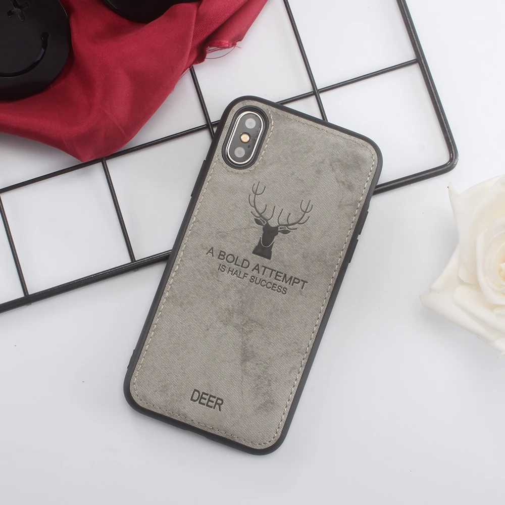 Gray Deer Летучей мыши Олень чехол для Galaxy A10 A20 A30 A40 A50 A70 S8 S7 Edge Note 9 8 S9 плюс A6 A7 A5 A8 A9S M10 M20 S10E S10 чехлы - Цвет: Gray Deer