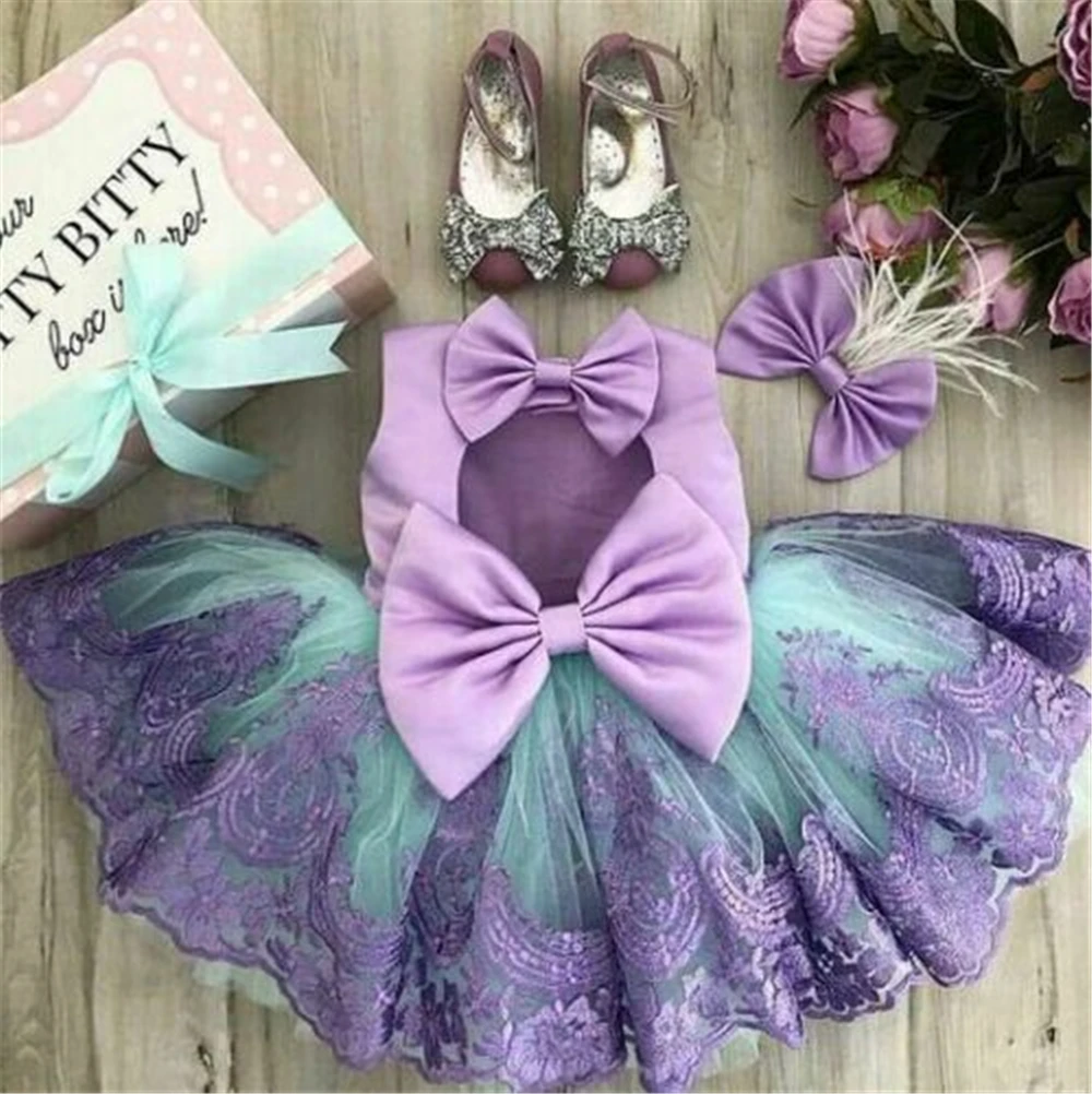 Little Girl Ceremonies Dress Baby Children's Clothing Tutu Kids Dresses for Girls Clothes Wedding Party Gown Vestidos Robe Fille | Детская