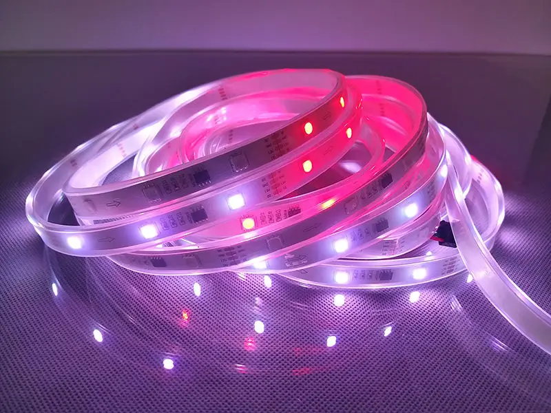 DC12V 5 м 30 светодиодный s/M TM1934 полосы светильник цифровой WS2811 пикселей RGB Неон