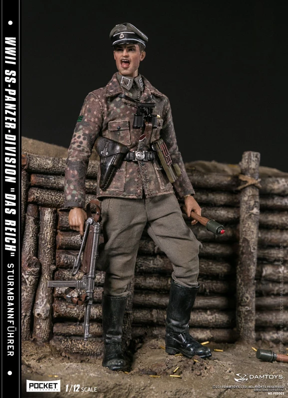 DAMTOYS PES003 1/12 WWII немецкая бронированная дивизия Mager фигурка солдата с 2 головками Коллекционная фигурка куклы