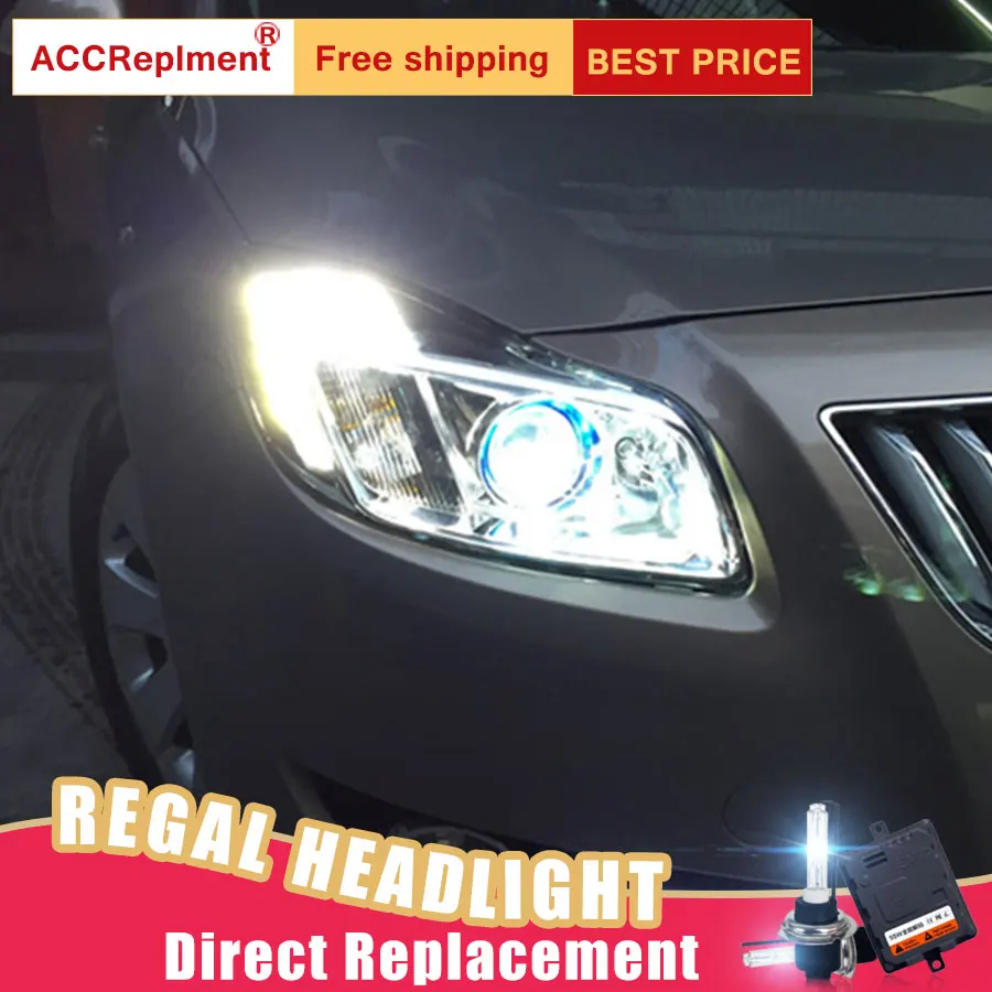 2 шт. светодиодный ные фары для Buick Regal 2009 2013 Автомобильные ангельские глазки