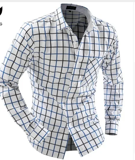 Camisa Куадрос Hombre Брендовое платье рубашки Для мужчин s Рубашки в клетку Slim Fit Chemise