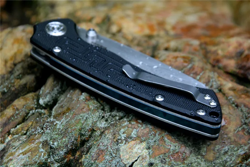 

LATEST CH Gift folding knife toucans D2 blade ball bearing washer G10 handle outdoor camping hunting pocket knife EDC tools