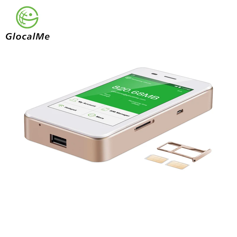 Маршрутизатор Glocalme 4G Мобильный Wi-Fi роутер с двумя слотами для Sim-карт 2018 - купить