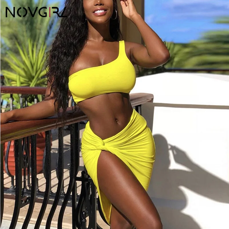 Женский хлопковый облегающий костюм Novgirl комплект из двух предметов укороченный