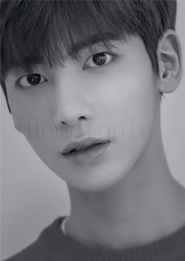 Розовый Kpop TXT плакаты глянцевая бумага яркий цвет украшения дома настенные принты для гостиной спальни - Цвет: Розовый