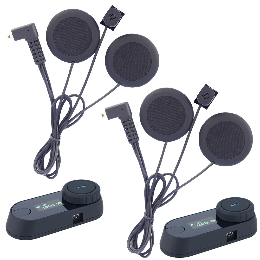 2 шт. Bluetooth гарнитура для мотоциклетного шлема внутренняя связь мотоциклетный