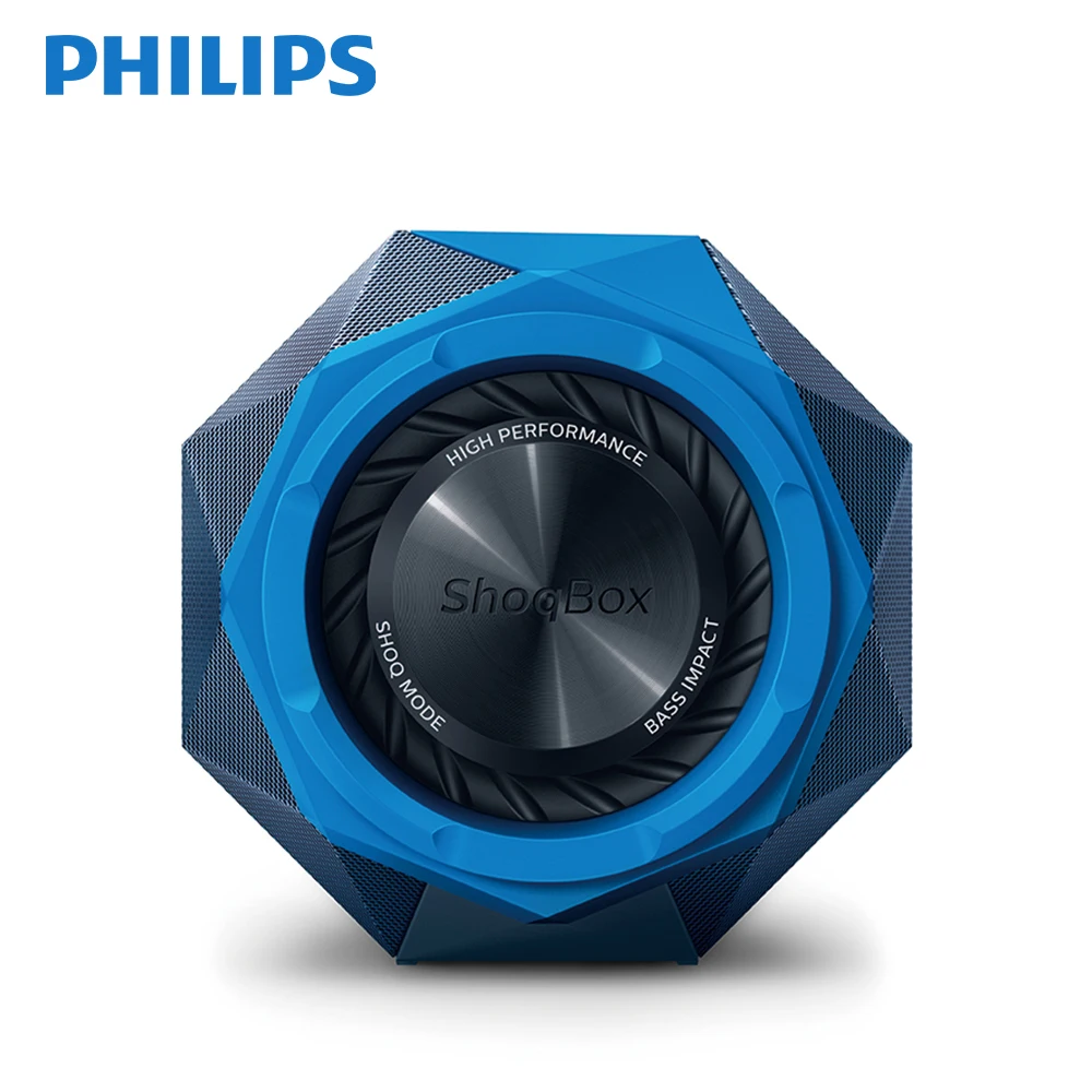Philips Оригинальный мини Беспроводной динамик Bluetooth IPX7 Водонепроницаемый открытый
