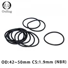 Уплотнительное кольцо из бутадиен-нитрильного каучука, 20 шт.лот, диаметр 1,9 мм, диаметр 4243454647484950 мм