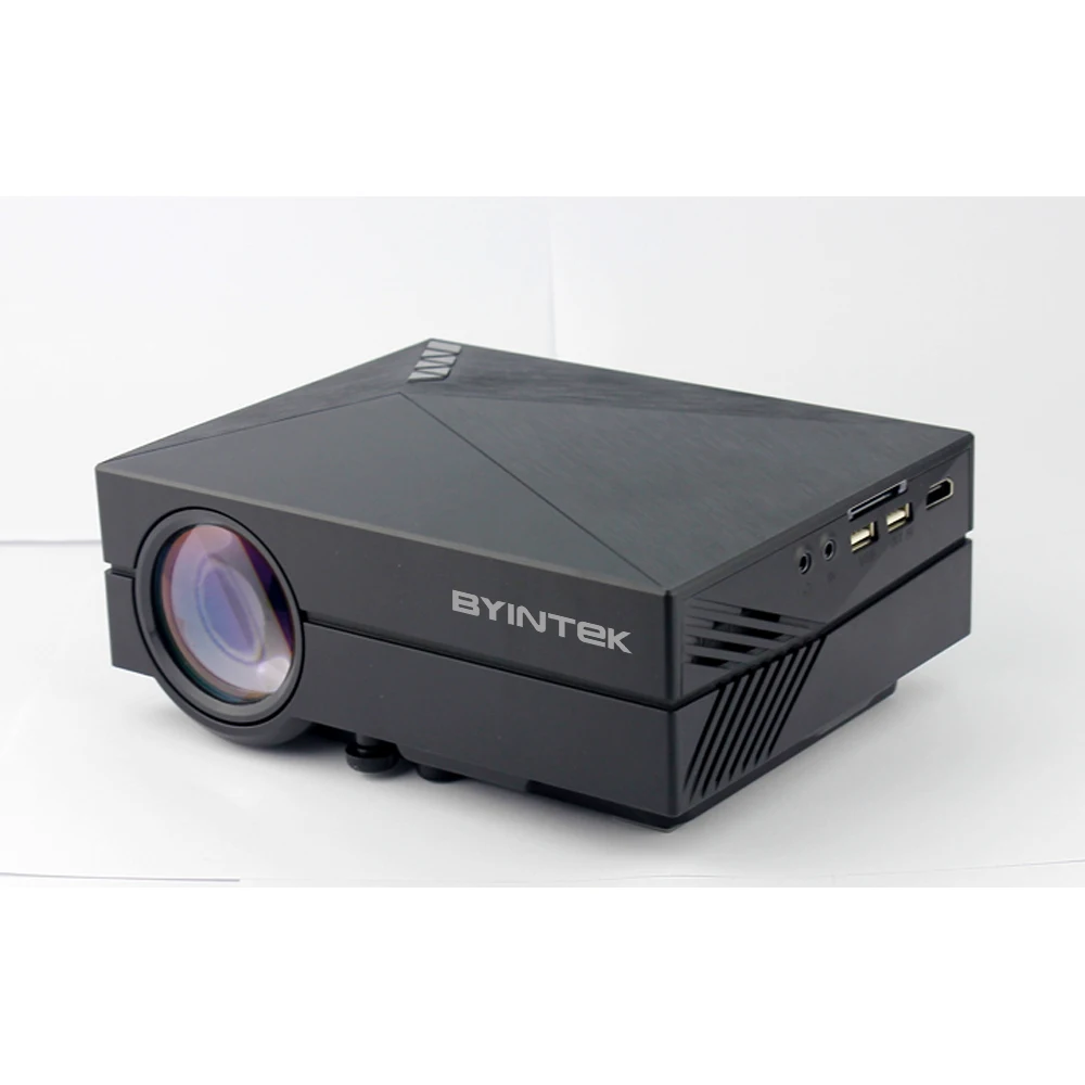 BYINTEK GM60 дома Театр HD 1080 P портативный кабель светодиода HDMI Кино USB AC3 мини