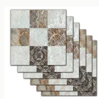 20*20 см * 6 шт. Европа Ретро мраморный узор плитка настенная наклейка на пол кухня ванная плитка водонепроницаемый постер виниловые наклейки на стену