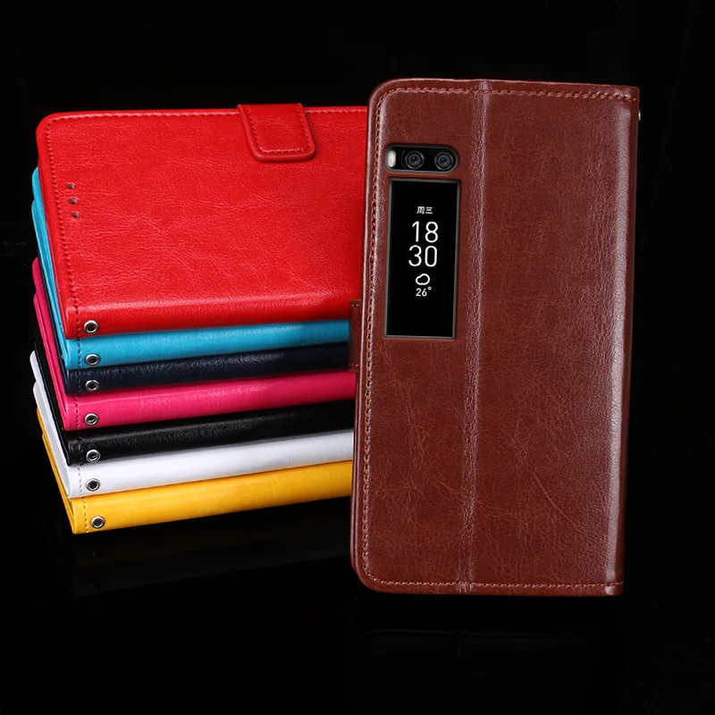 For Meizu Pro 7 Plus Case 5.7 inch Luxury Magnetic Flip PU Wallet Leather M793H Cover With Card Slot | Мобильные телефоны и