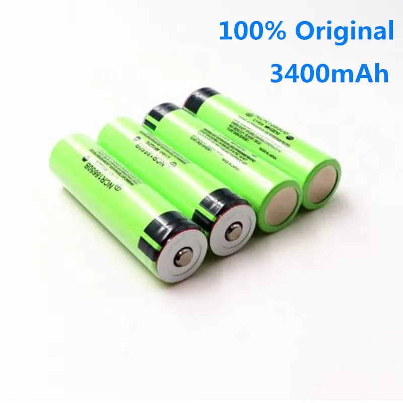 18650 3,7 V 3400 MAH перезаряжаемый литиевый аккумулятор NCR18650B с точками(без PCB) для фонариков