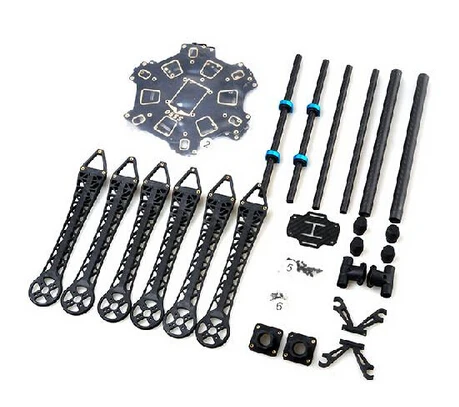 HMF S550 PCB центральная плата углеродное волокно шасси RC Hexacopter/шестиосная