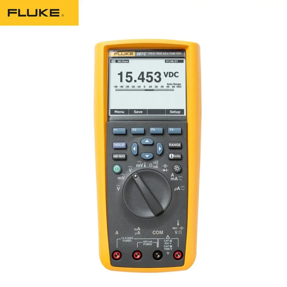 Цифровой мультиметр Fluke 287C трендовая функция захвата подлинного эффективного
