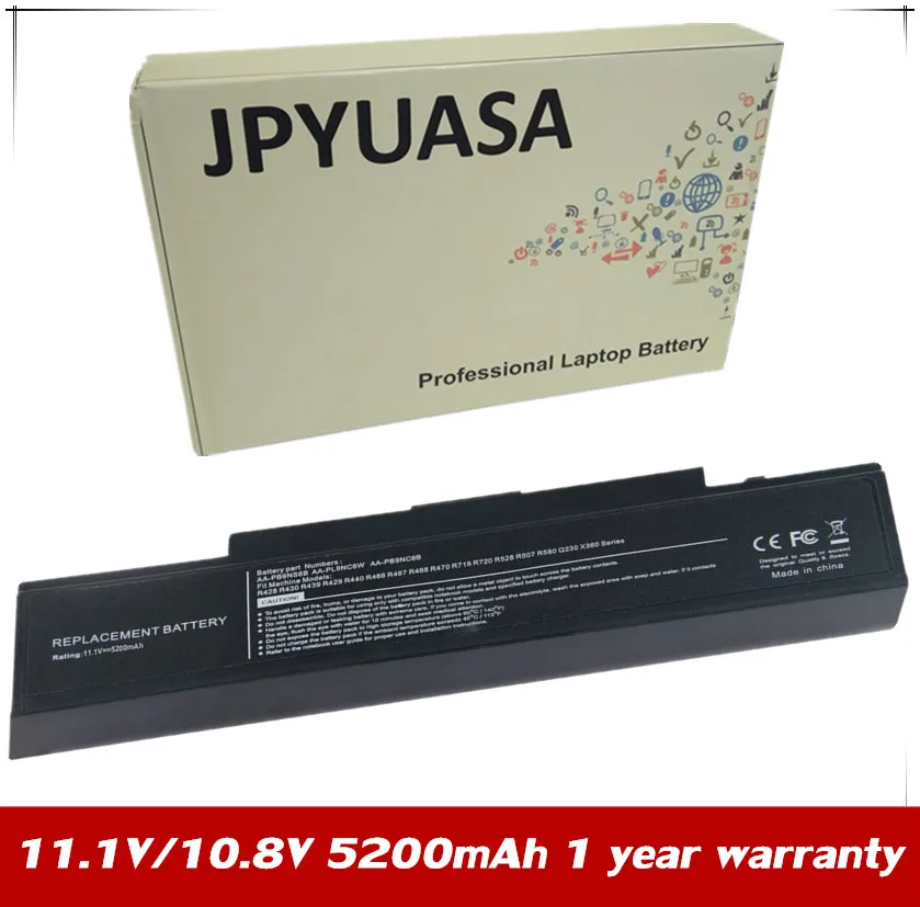 Аккумулятор 7XINbox AA-PB9NS6B для Samsung NP-R530 NP-RC512 NP-RV720E RV408 Q480 NP-R540E NP-R522 NP-R580 NP-R440 NP-R480 NP-R519 |