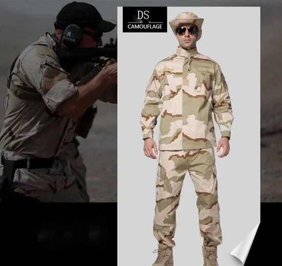 Уличная тренировочная армейская Военная Тактическая форма рубашка + брюки