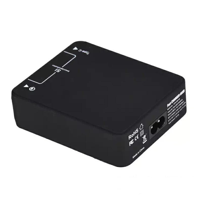 6 портов быстрой зарядки QC 3 0 быстрое зарядное устройство USB Тип C настольное для