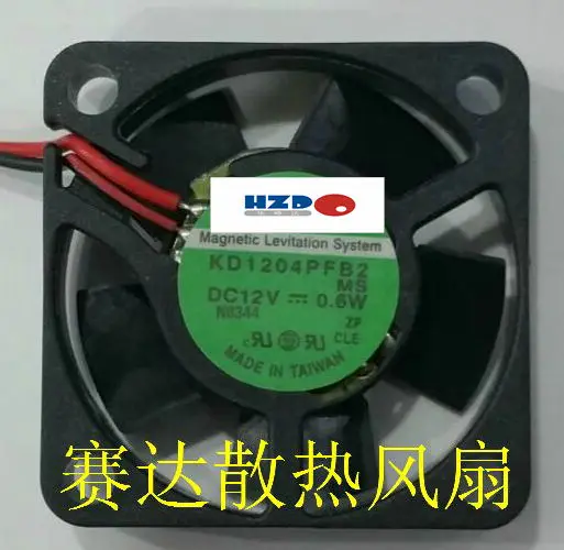 HZDO 4 см 4010 12 В 0 6 Вт KD1204PFS2 8 KD1204PFB2 Вентилятор охлаждения KD1204PFB2MS| |