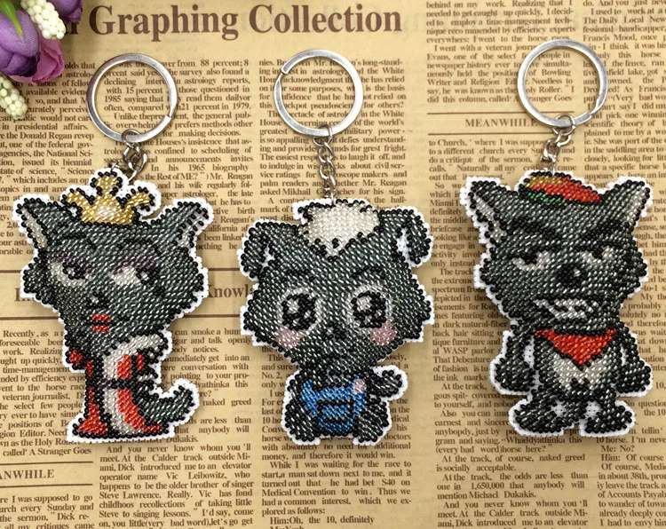 Волчий семейный набор для вышивки крестом с животным принтом 14ct пластиковый