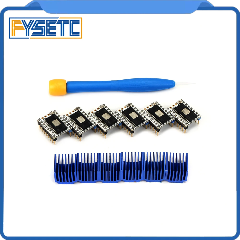 Драйвер шагового двигателя S6128 V1.1 6 шт. драйвер для 3D-принтера Stepstick THB6128 чип до 2 А