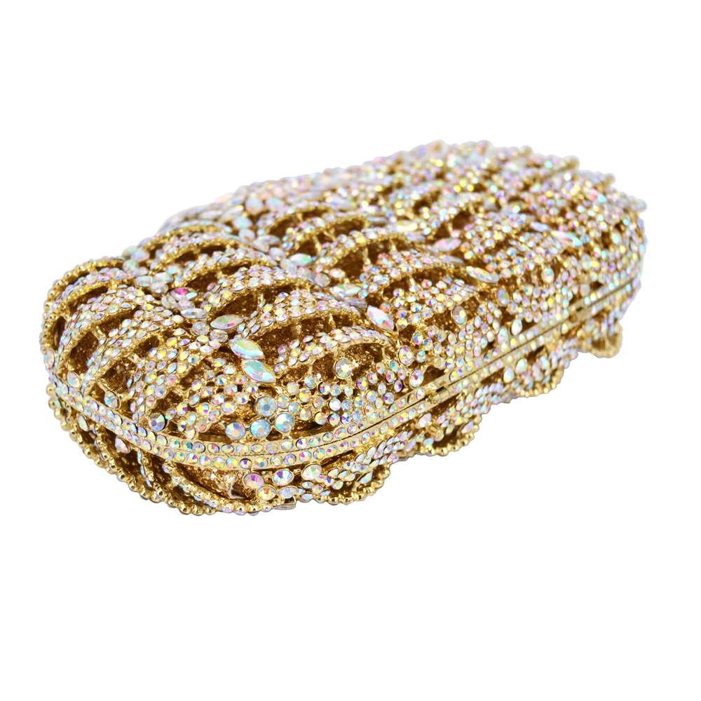 Элегантный роскошный женский Вечерний Клатч со стразами вечерние