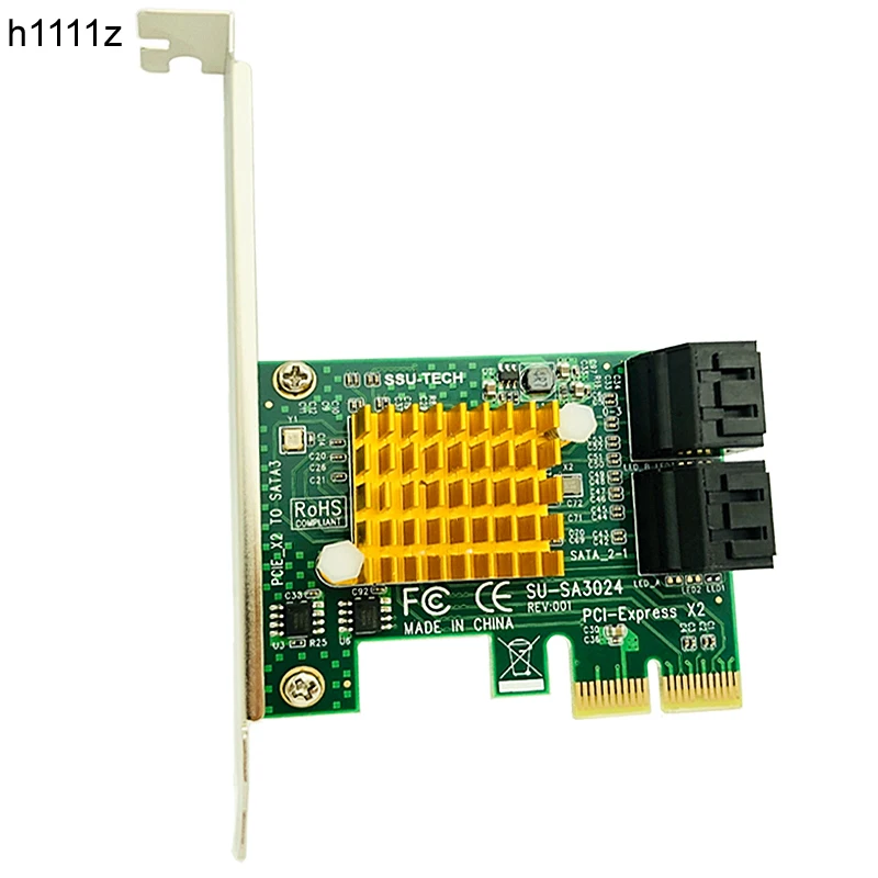 SATA карта 4 порта SATA3.0 6 Гбит/с PCI Express адаптер E e SATA3 контроллер низкопрофильный